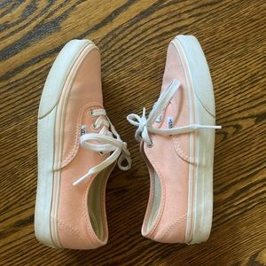 Pink/peach Classic Vans